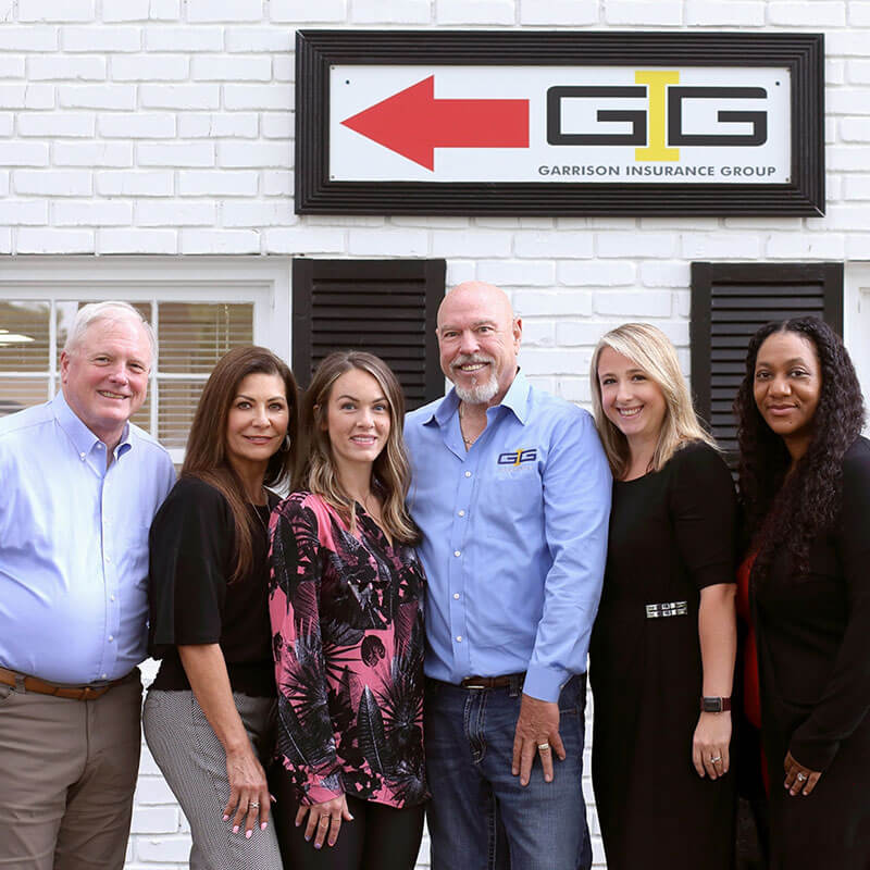 Garrison Insurance Group team celebrating their Best of Gwinnett award.